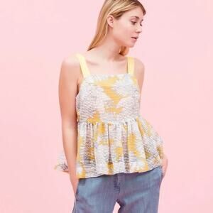 Paul & Joe Sister Nassau Yellow Floral Tank Top